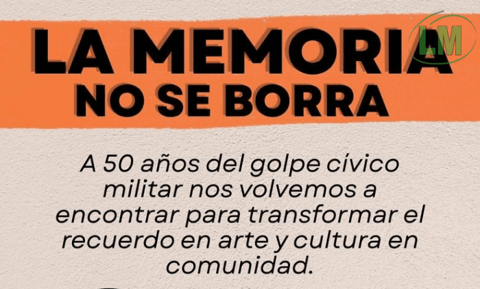 FESTIVAL POR LA MEMORIA EN BERAZATEGUI: “LA MEMORIA NO SE BORRA”