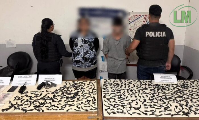 CAYÓ UNA PAREJA QUE VENDÍA SUSTANCIAS EN FLORENCIO VARELA