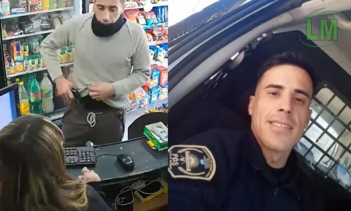 DETUVIERON A UN POLICÍA BONAERENSE POR ROBAR UN KIOSCO EN LANÚS A CARA DESCUBIERTA