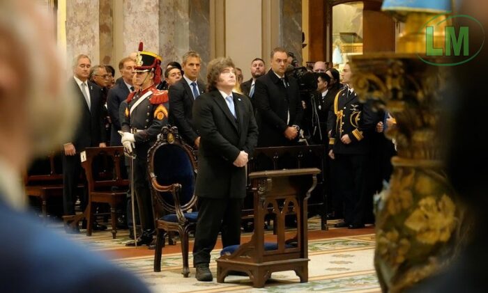 MILEI PARTICIPÓ DEL TEDEUM POR EL 25 DE MAYO