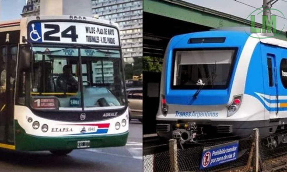 CONFIRMAN AUMENTO DE TRENES Y COLECTIVOS DESDE EL LUNES