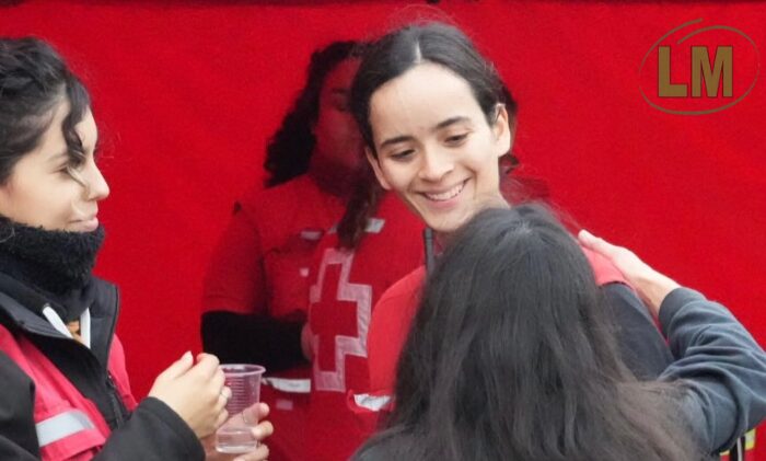 LA CRUZ ROJA ARGENTINA DESPLEGÓ VOLUNTARIOS PARA ASISTIR A LA GENTE EN LA DESPEDIDA DEL INDIO SOLARI