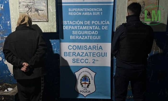 DETENIDO EN BERAZATEGUI POR UN PEDIDO DE CAPTURA ACTIVO TRAS UN CONFLICTO EN LA VÍA PÚBLICA