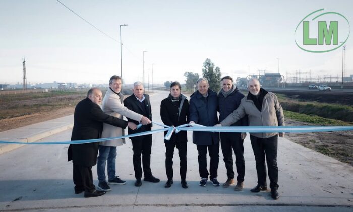 INAUGURARON LA NUEVA COLECTORA SUR DE LA AUTOPISTA BUENOS AIRES LA PLATA EN BERAZATEGUI