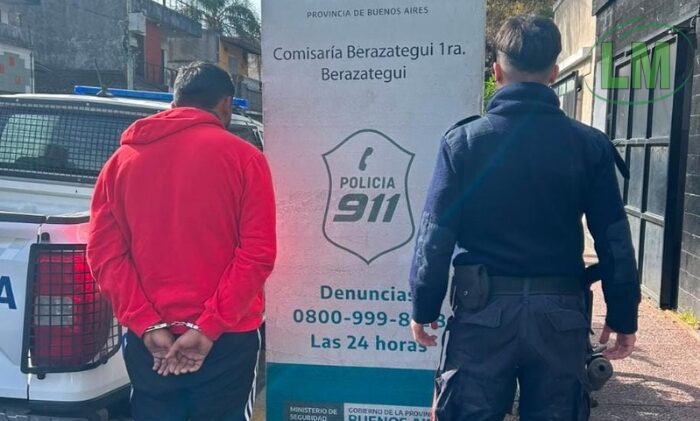 DETIENEN A MOTOCHORRO TRAS INTENTO DE ROBO EN BERAZATEGUI