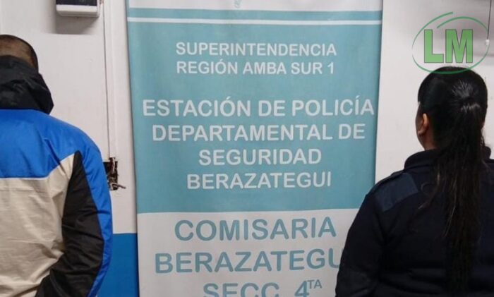 ATAQUE EN BERAZATEGUI: DETIENEN A UN HOMBRE TRAS HERIR Y AMENAZAR A SU PAREJA