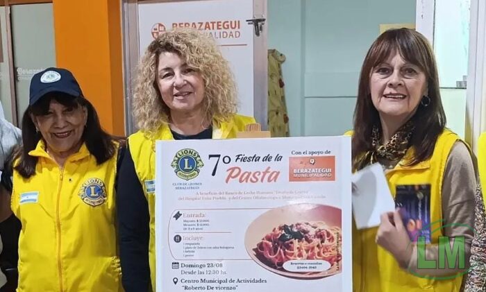 SE VIENE LA 7MA EDICIÓN DE LA FIESTA DE LA PASTA EN BERAZATEGUI