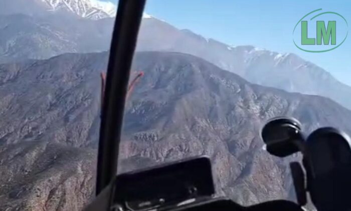 UN HINCHA DE QUILMES SORPRENDIÓ CON UN RECORRIDO EN HELICÓPTERO EN MENDOZA