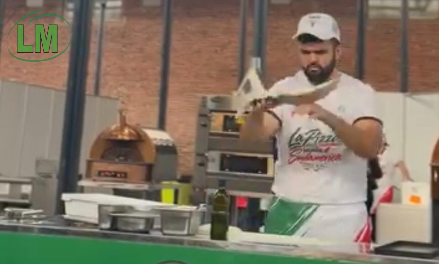 GIULIANO DI MEO SUBCAMPEÓN SUDAMERICANO DE PIZZA ROMANA EN TEGLIA