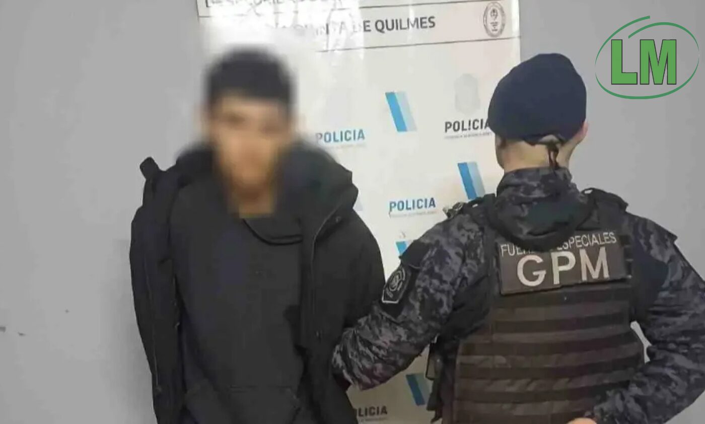 DETUVIERON EN QUILMES OESTE A UN JOVEN CON PEDIDO DE CAPTURA POR HOMICIDIO