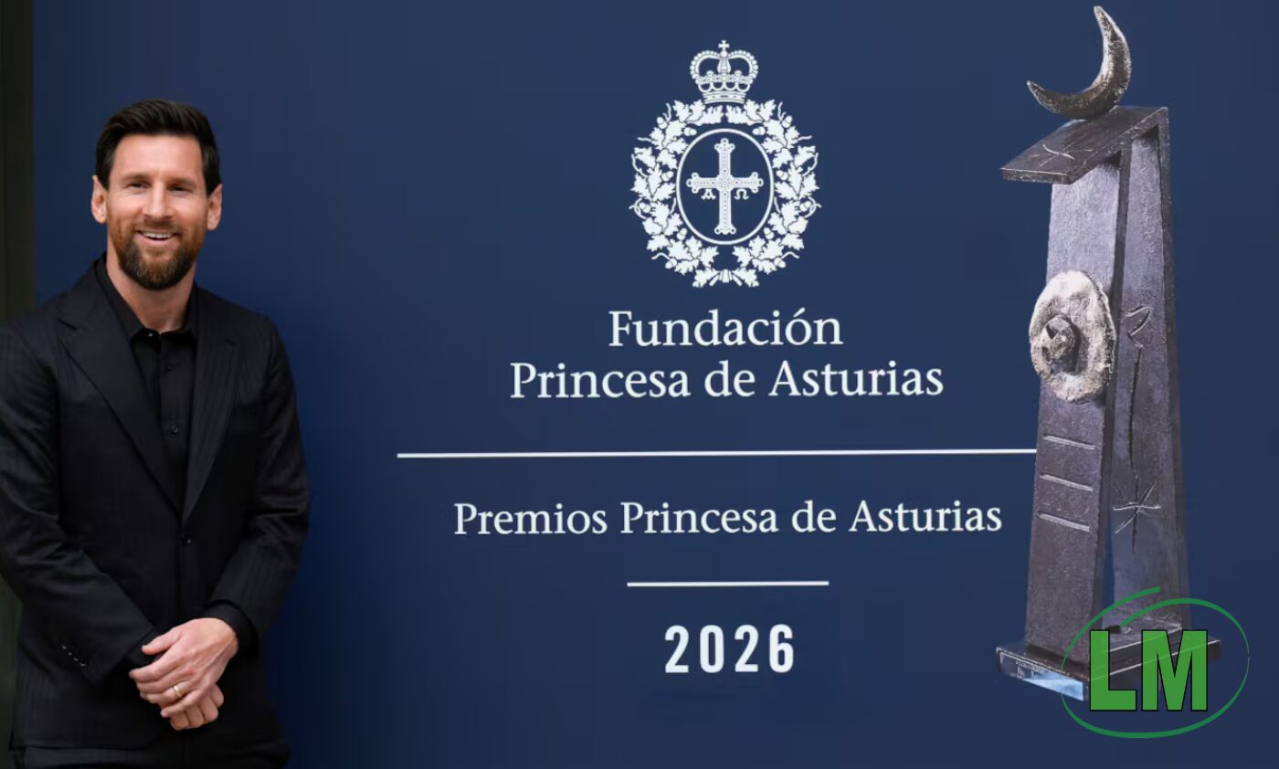 LEO MESSI RECIBIÓ EL PREMIO PRINCESA DE ASTURIAS DE LOS DEPORTES 2026 EN OVIEDO