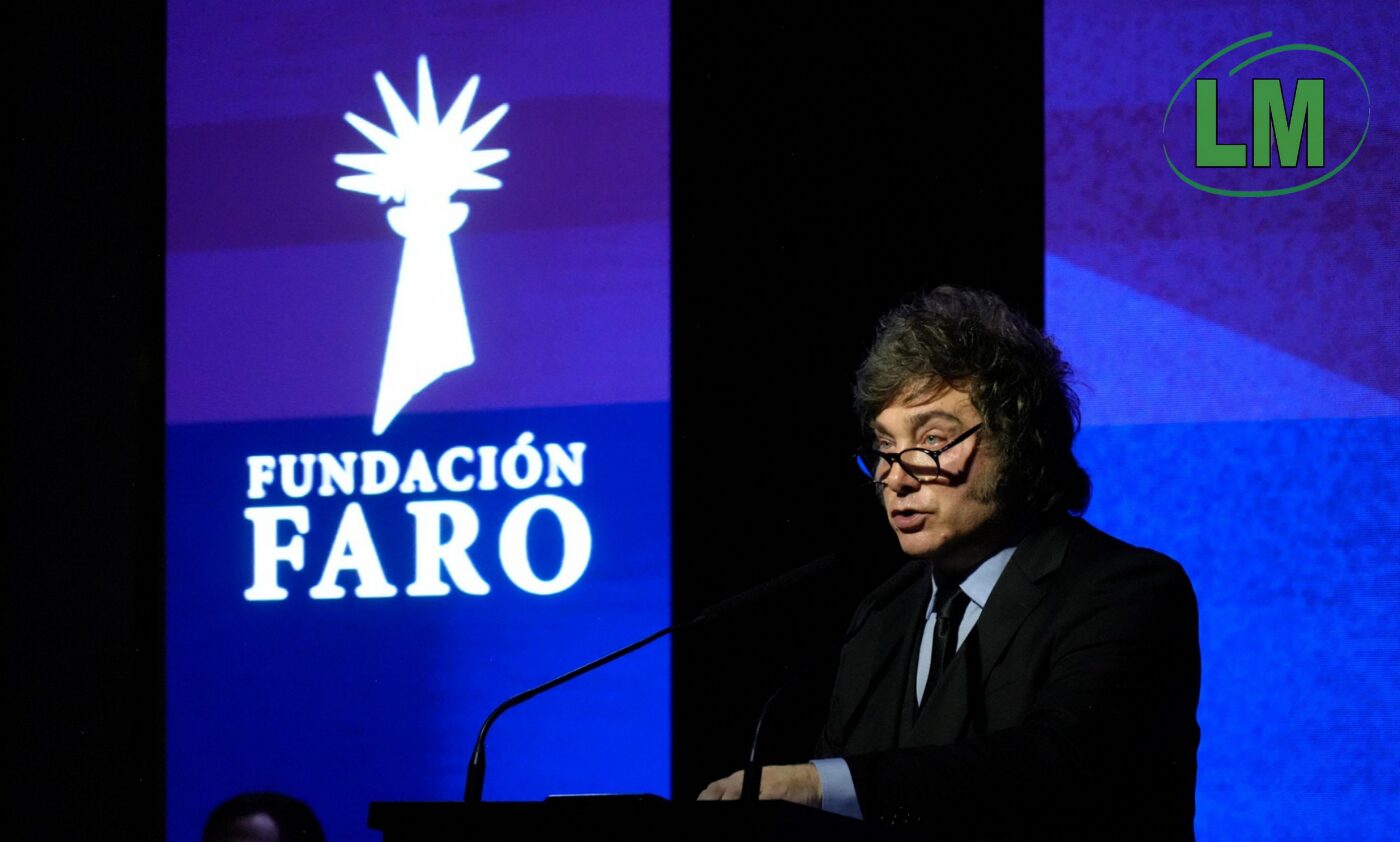 JAVIER MILEI APUNTÓ CONTRA MEDIOS Y PERIODISTAS DURANTE LA CENA ANUAL DE LA FUNDACIÓN FARO