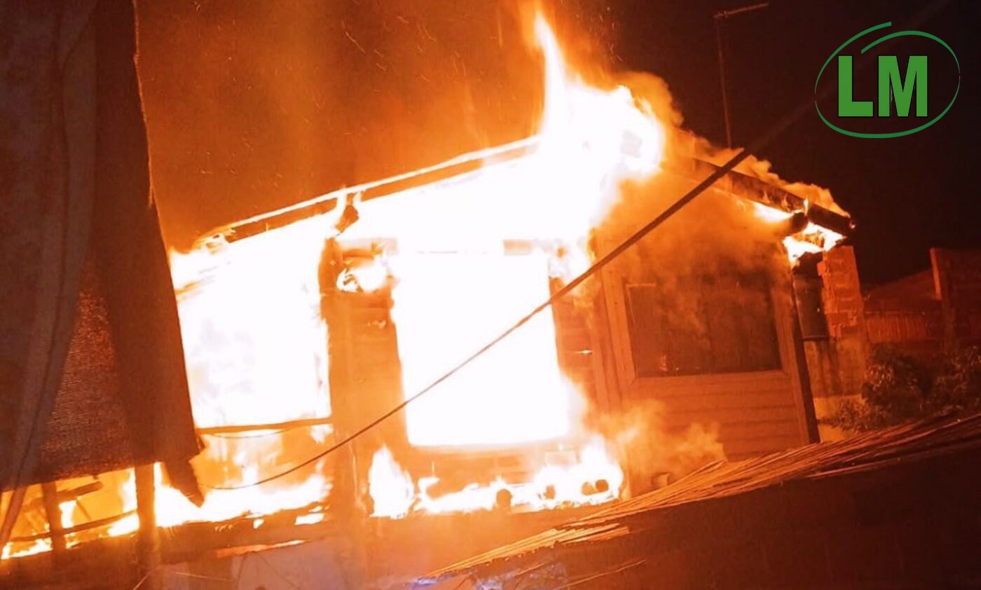 INCENDIO TOTAL EN UNA VIVIENDA FAMILIAR EN LA RIBERA DE QUILMES