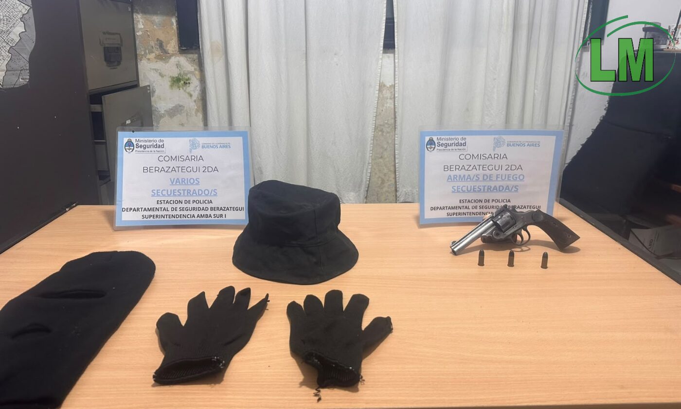 CAYÓ UNO DE LOS AUTORES DE LA VIOLENTA ENTRADERA A UN MATRIMONIO DE ABUELOS EN BERAZATEGUI
