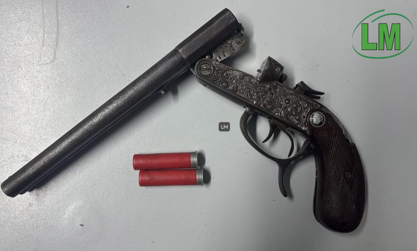 AMENAZÓ A UN VECINO CON UN PISTOLÓN Y TERMINÓ DETENIDO