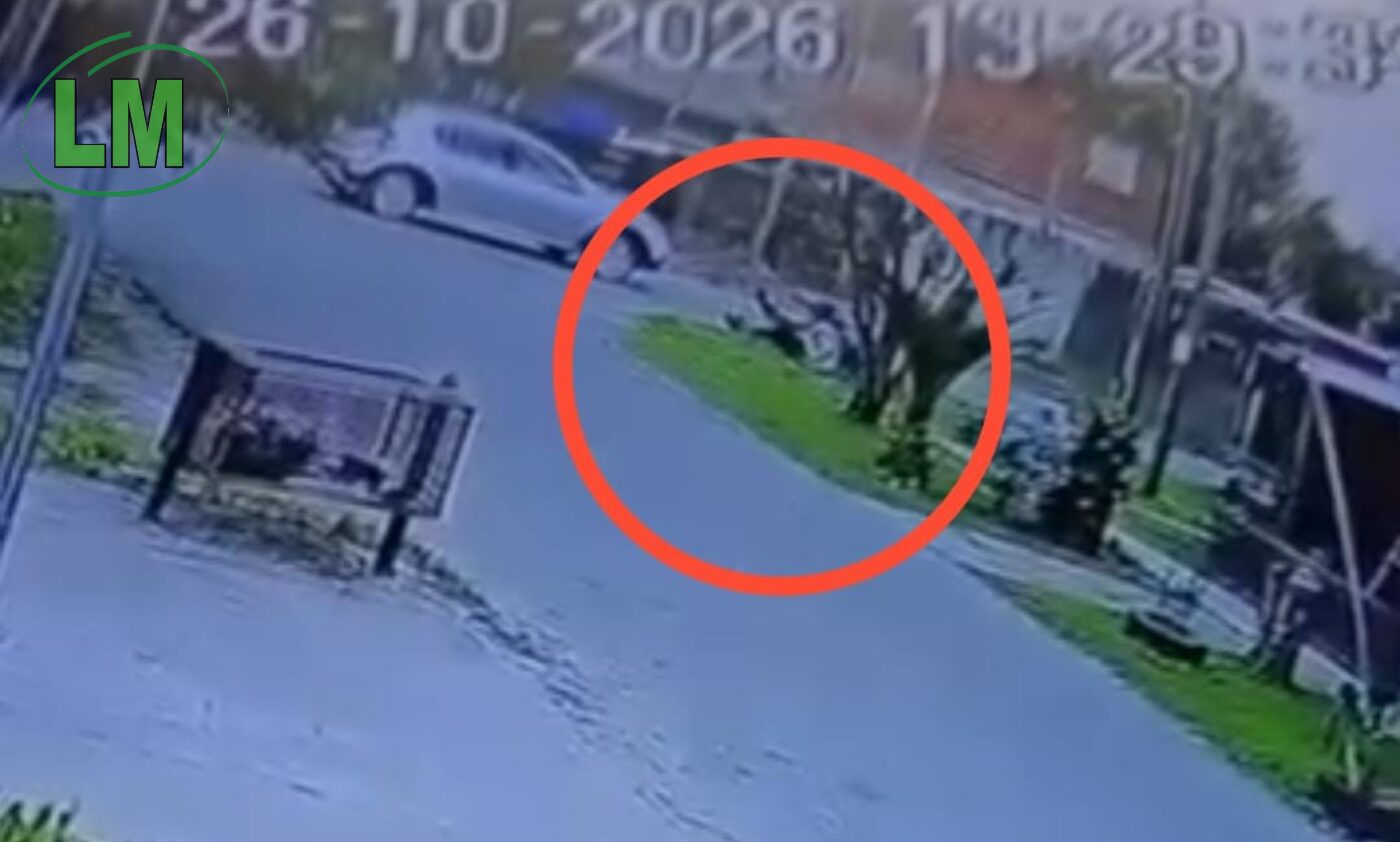 BERAZATEGUI OESTE: REPARTIDOR FUE EMBESTIDO POR UN AUTO Y SE SALVÓ DE MILAGRO