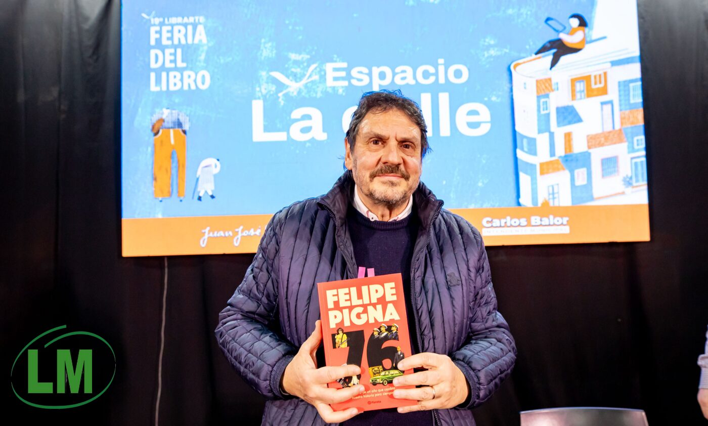 FELIPE PIGNA PRESENTÓ SU NUEVO LIBRO “76” EN LA 19° EDICIÓN DE LIBRARTE